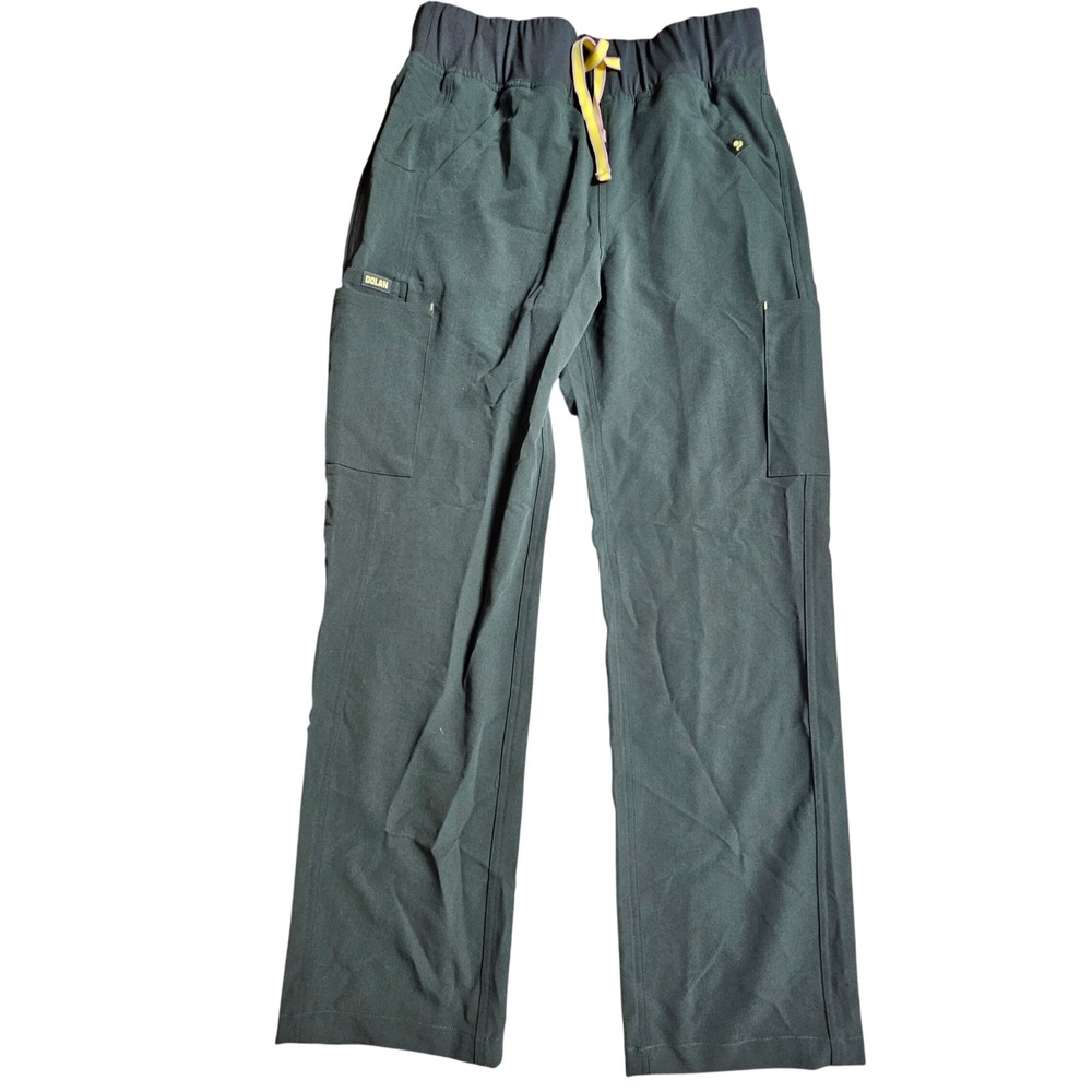 Dolan District High Waisted 6-Pocket CORE Scrub Pants M Dark Olive SFI610 NWT